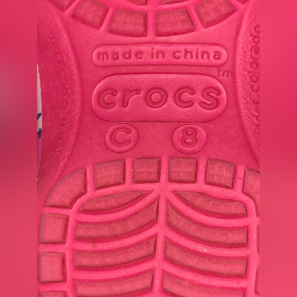 Crocs Hello Kitty pink size 8 child's shoe - Picture 10 of 10